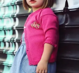 MJK Knits - Monogram Cardigan